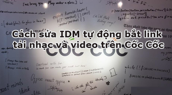 Cách sửa IDM tự động bắt link tải nhạc - video trên Cốc Cốc tốt nhất?
