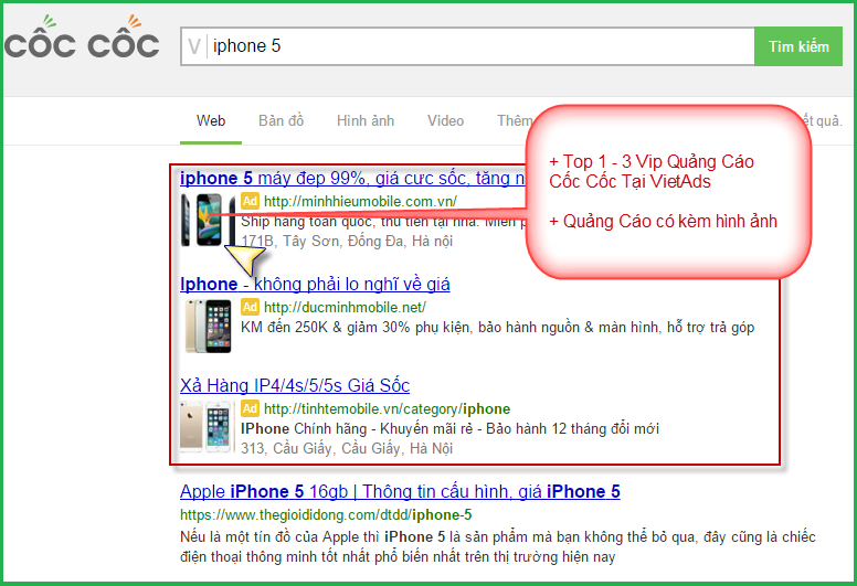 Các Hình Thức Quảng Cáo Trên Cốc Cốc Như Thế Nào?