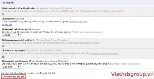 Cách Sửa lỗi Trình Duyệt Cốc Cốc Không Vào Được Mạng, Facebook?