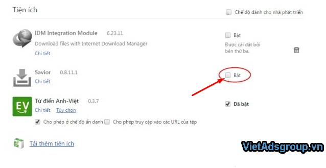 Hướng dẫn cách tắt bật nút Download của trình duyệt Cốc Cốc?
