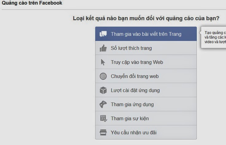 Chiến dịch quảng cáo trên Facebook hiệu quả