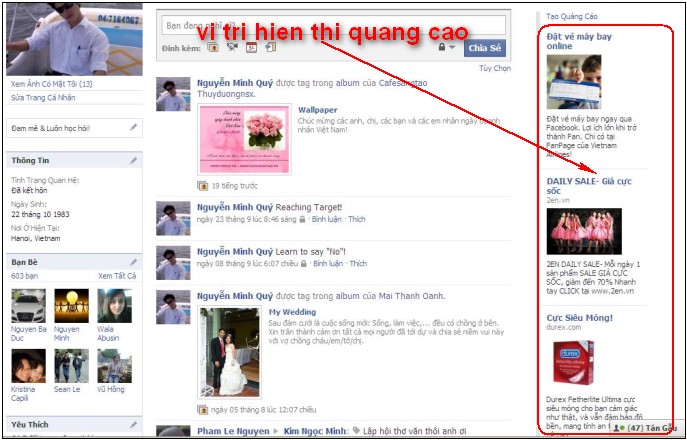quảng cáo facebook hiệu quả