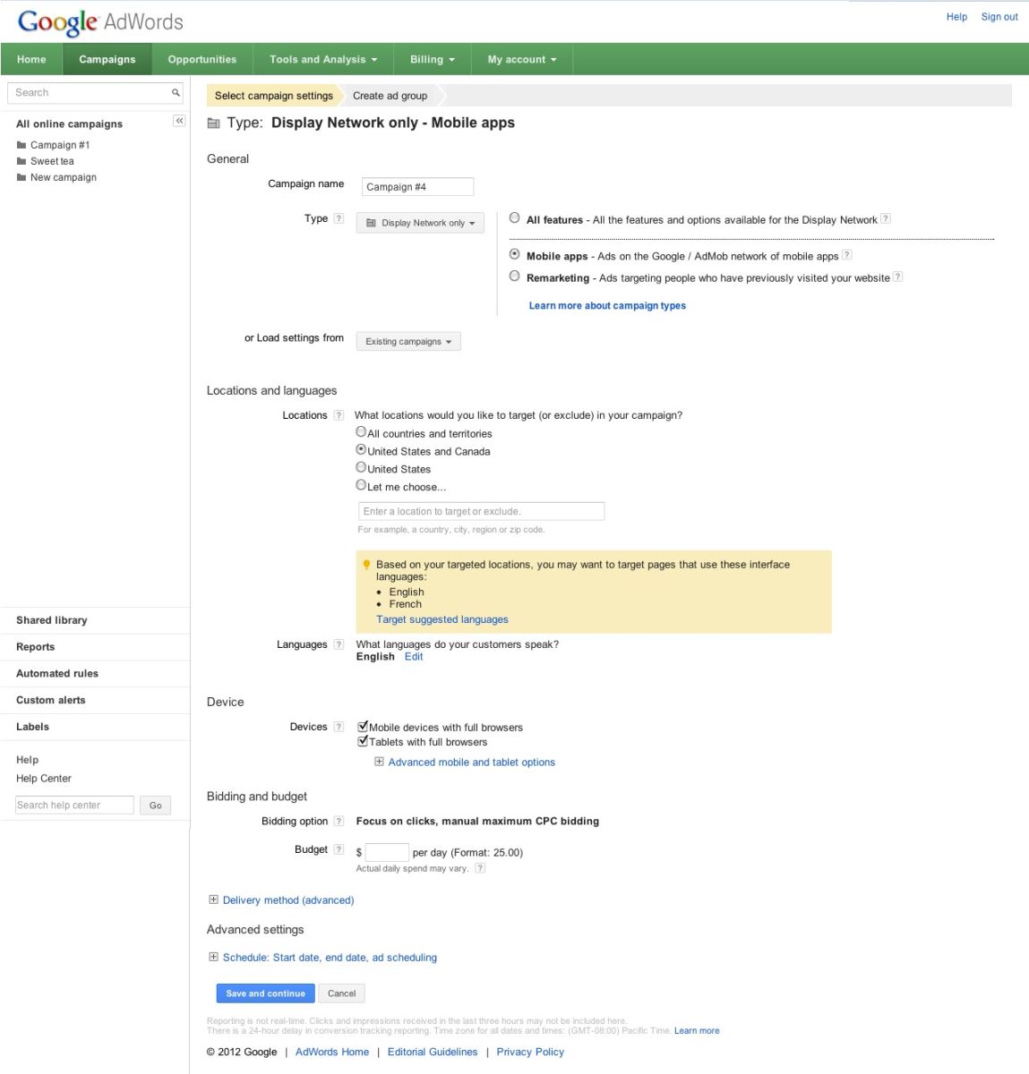 Cài Đặt Quảng Cáo Google Hiển Thị Trên Các Thiết Bị Di Động