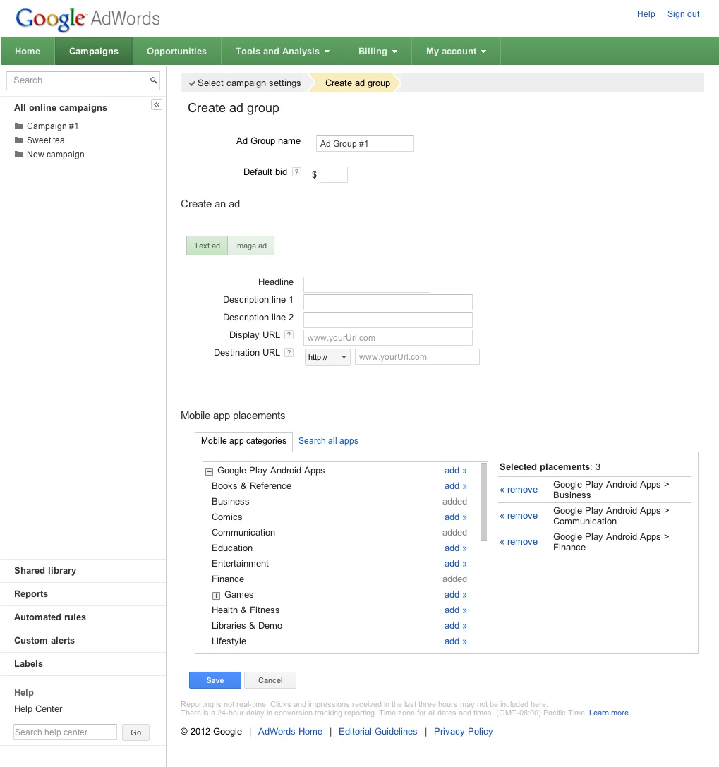 Cài Đặt Quảng Cáo Google Hiển Thị Trên Các Thiết Bị Di Động