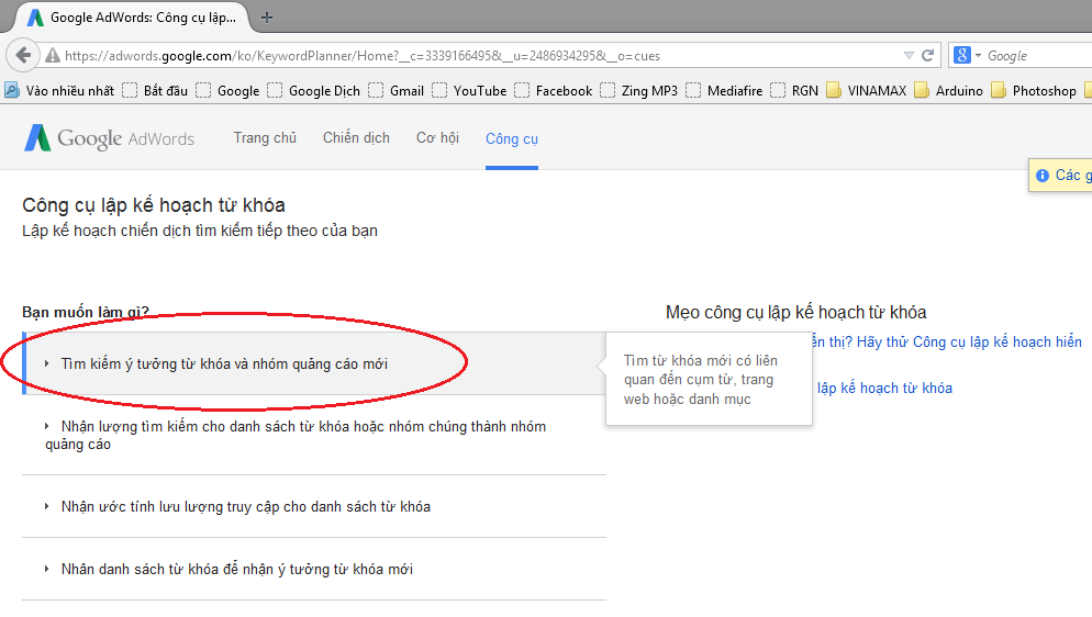Cách Tìm Kiếm Kiểm Tra Từ Khóa Quảng Cáo Google?