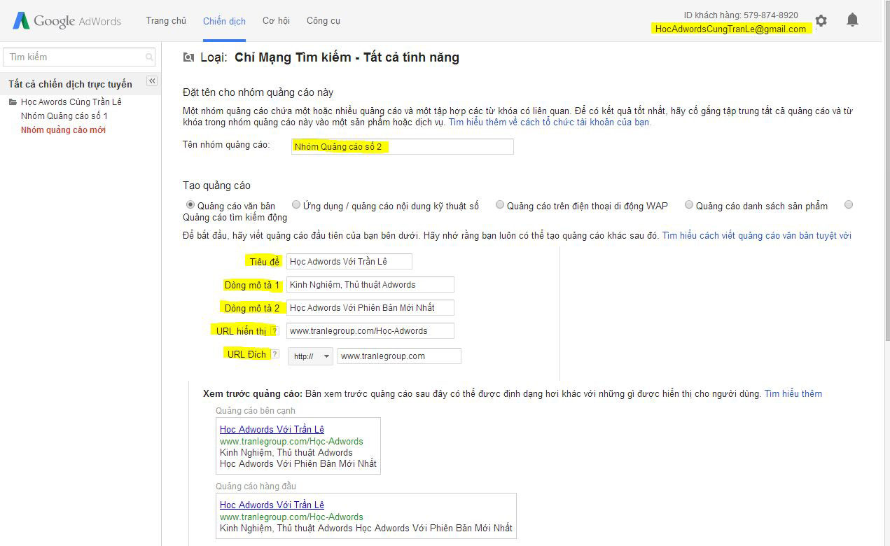 Cách thức quảng cáo quảng cáo Google Ads hiệu quả ?