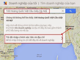 Hướng Dẫn Đưa Địa Chỉ Doanh Nghiệp Lên Google Map?