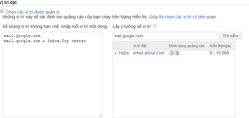 Cách hiện quảng cáo Google trong gmail?