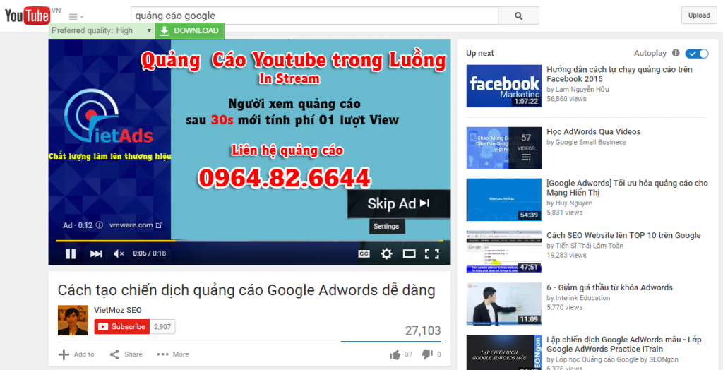 3 Sai lầm khi của doanh nghiệp khi quảng cáo trên youtube?
