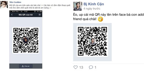 Giới trẻ mê mệt với trào lưu QR code khi sử dụng zalo?