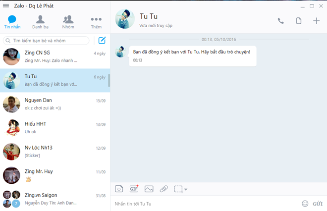 Zalo bản mới trên PC - Giao diện phẳng, thêm tính năng mới?