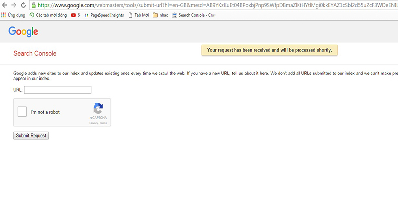 Submit URL Google là gì? Cách khai báo Website với Google?