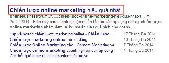 tiêu đề