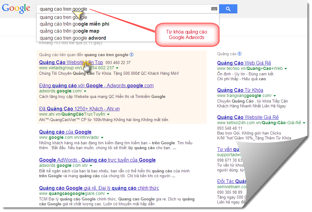 quảng cáo google adwords là gì