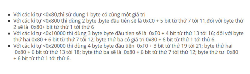UTF8 là gì và ưu và nhược điểm của mã hóa UTF8 cho Font?