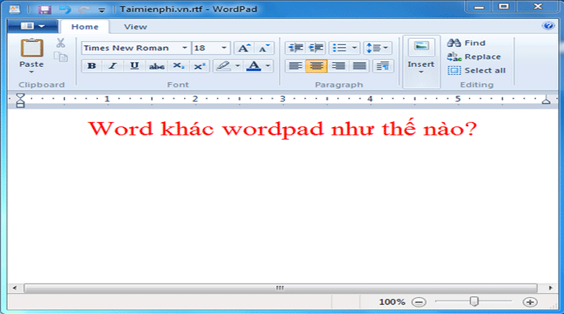 Wordpad là gì và lịch sử hình thành phát triển Wordpad?