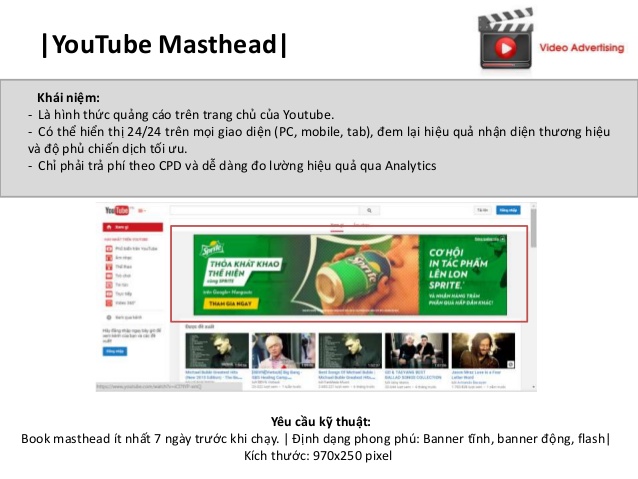 Quảng cáo Youtube video thương mại điện tử