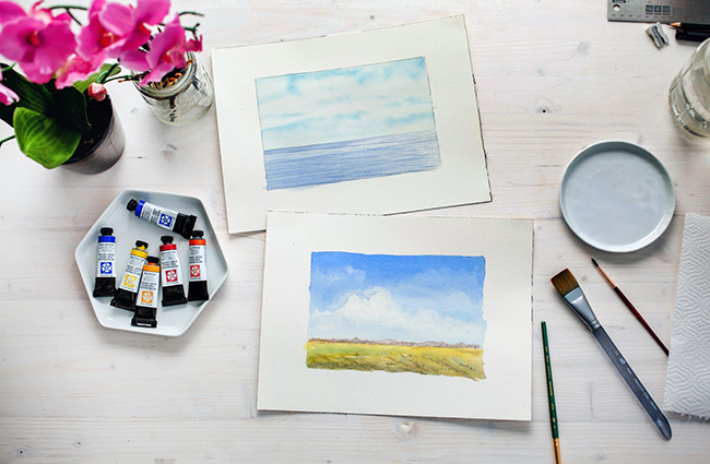 Màu nước là gì và cách làm tan màu nước bị khô hiệu quả?