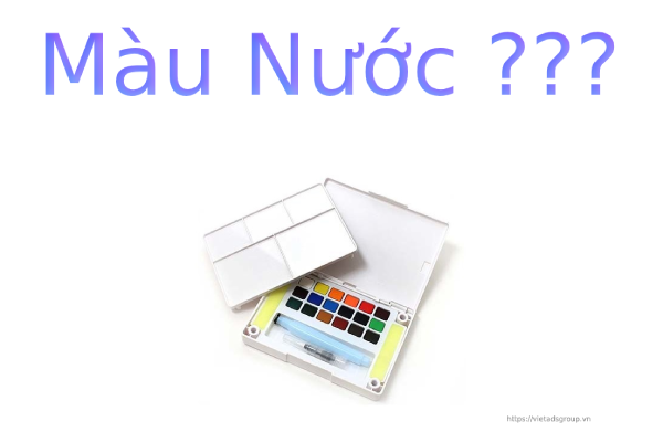 Màu nước là gì và cách làm tan màu nước bị khô hiệu quả?