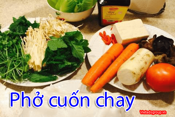 Cách Làm Phở Cuốn Chay Thơm Ngon khó Cưỡng Cho Những Ngày Chán Thịt