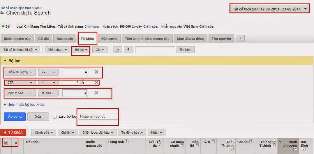 Cách Chọn Từ Khóa Tốt Nhất Để Quảng Cáo Google?