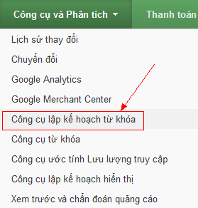 Ước tính giá thầu cho một chiến dịch quảng cáo Google với Việt ADS