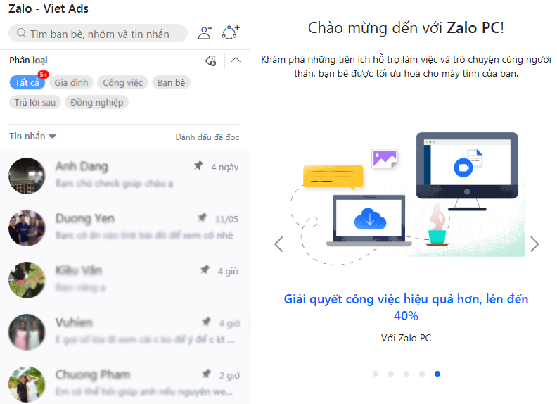 Zalo Web - Hướng dẫn sử dụng Zalo Web trên trình duyệt?