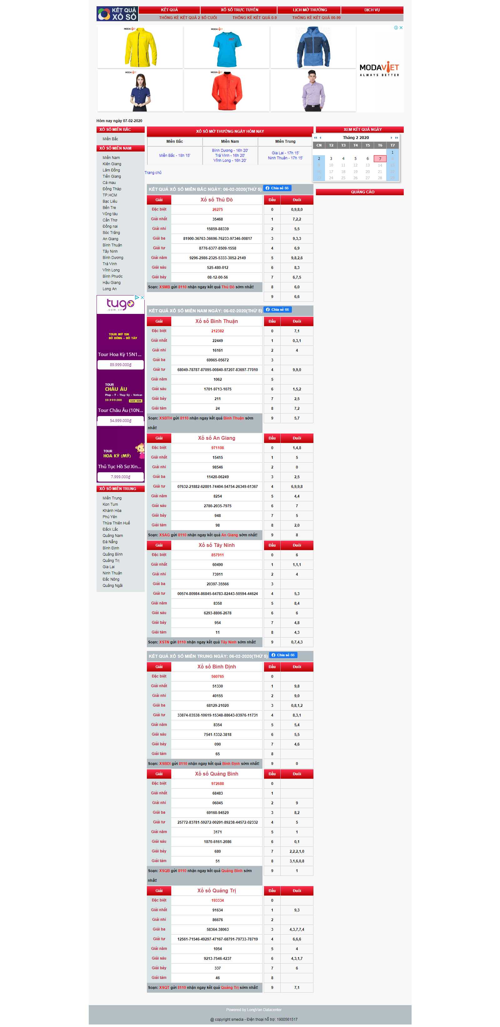Thiết kế Web xổ số kqxs.vn