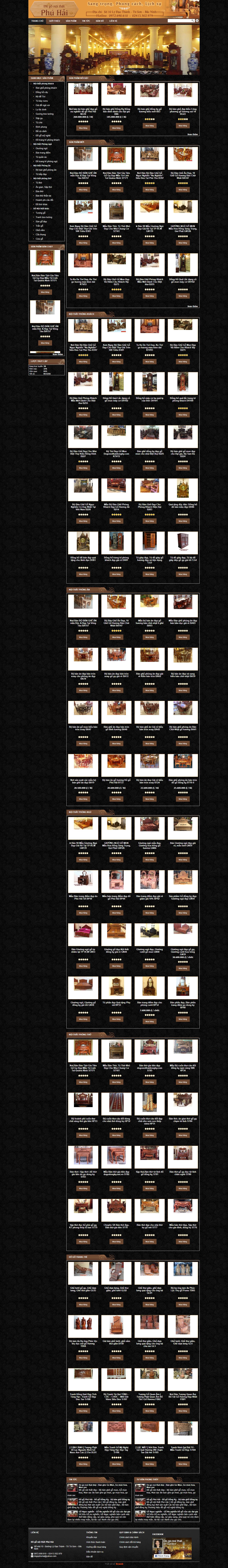 Thiết kế Web đồ gỗ bobanghedongky.com