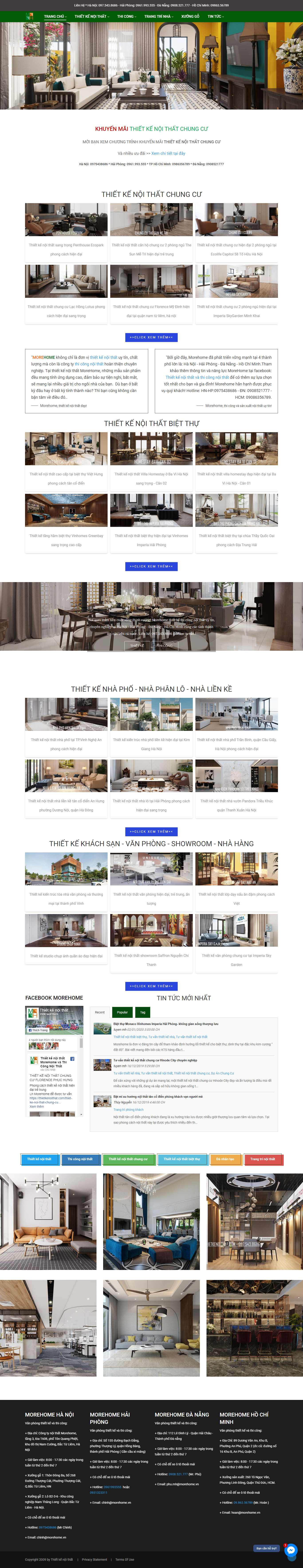 Thiết kế Web nội thất thietkenoithat.com.vn