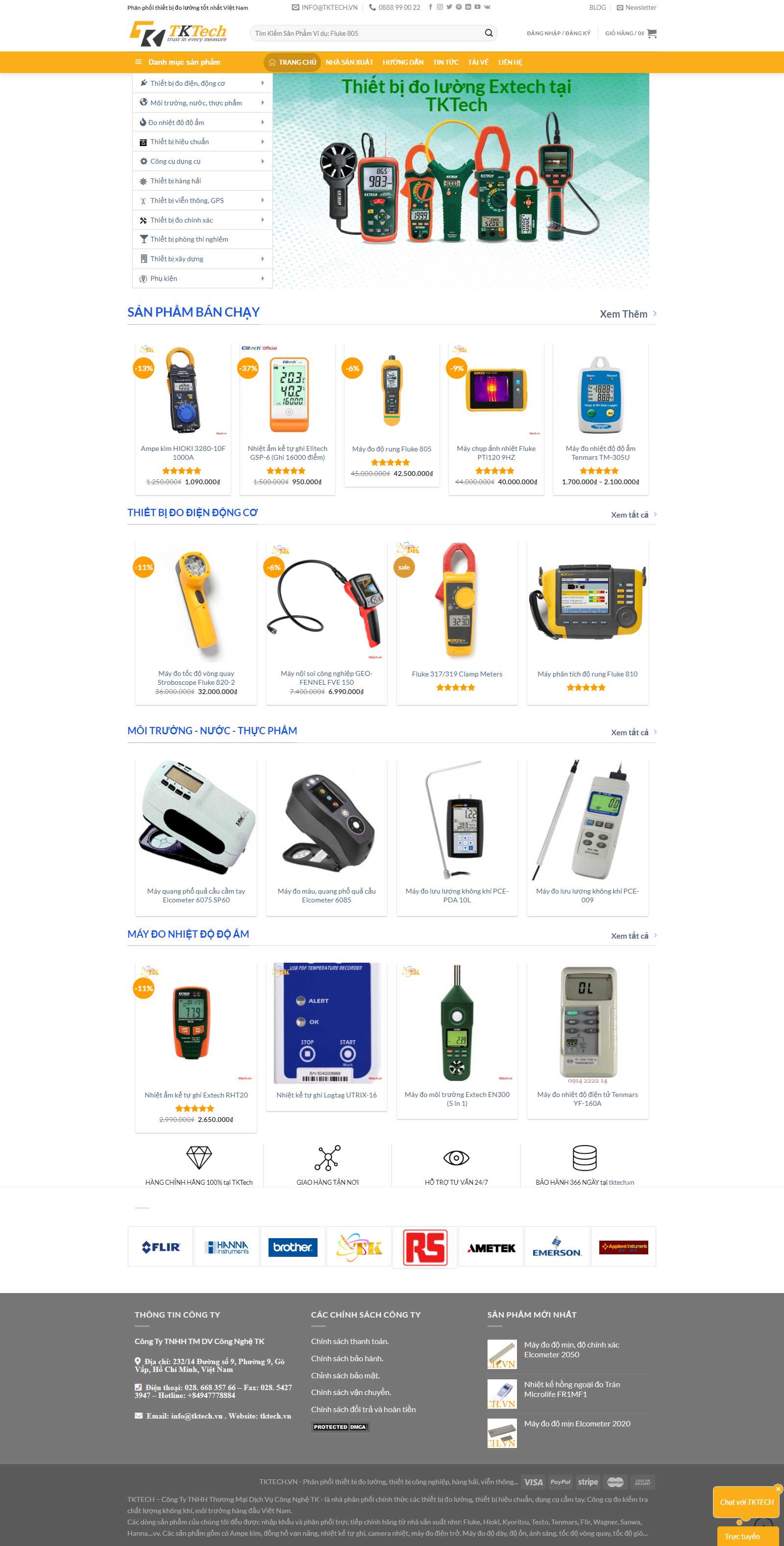 Thiết kế Web điện tử tktech.vn