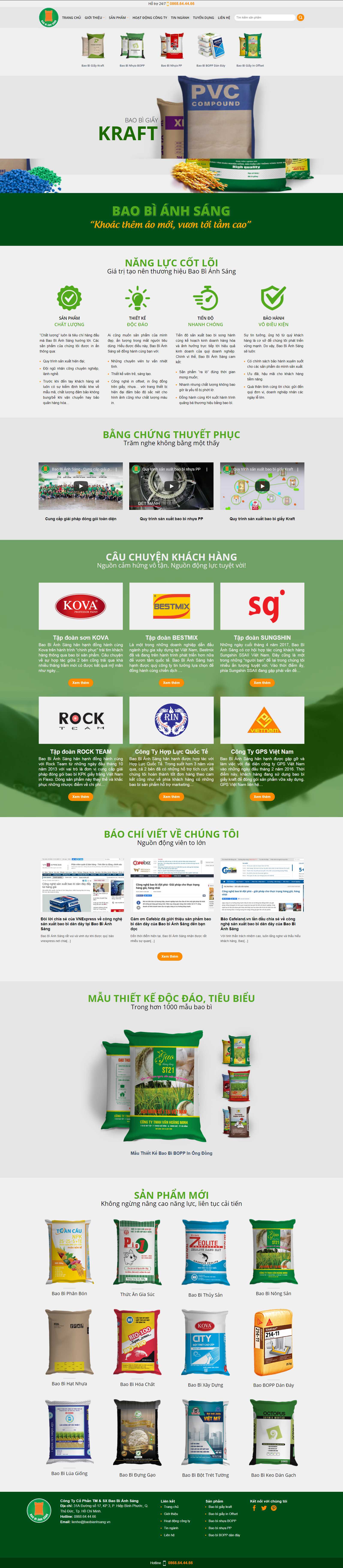 Thiết kế Web in ấn baobianhsang.vn