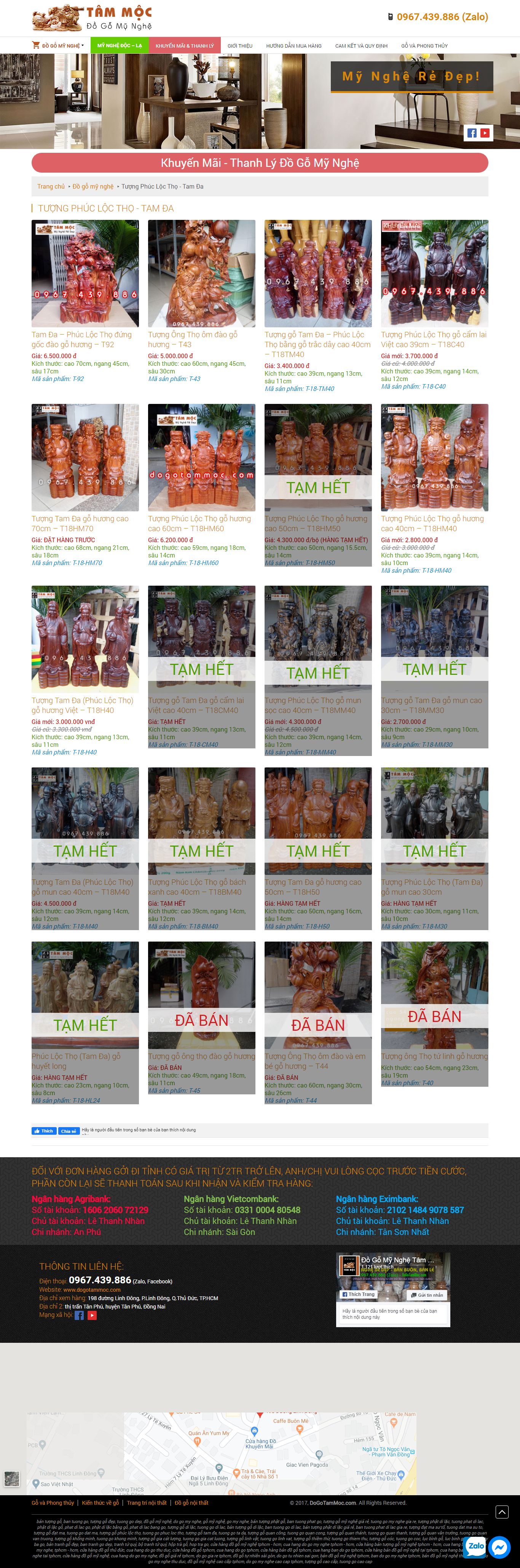Thiết kế Web mỹ nghệ dogotammoc.com