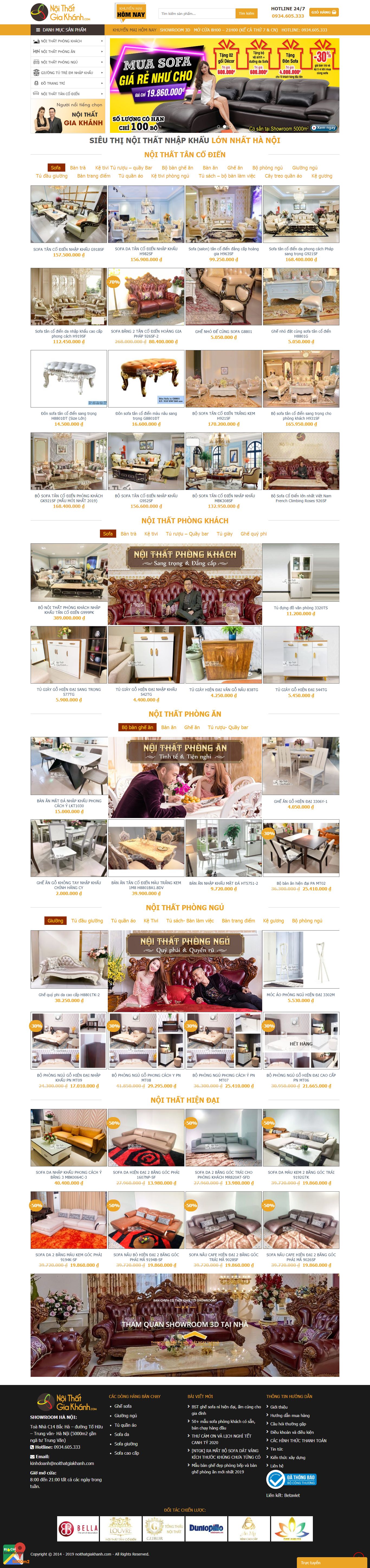 Thiết kế Web sofa noithatgiakhanh.com