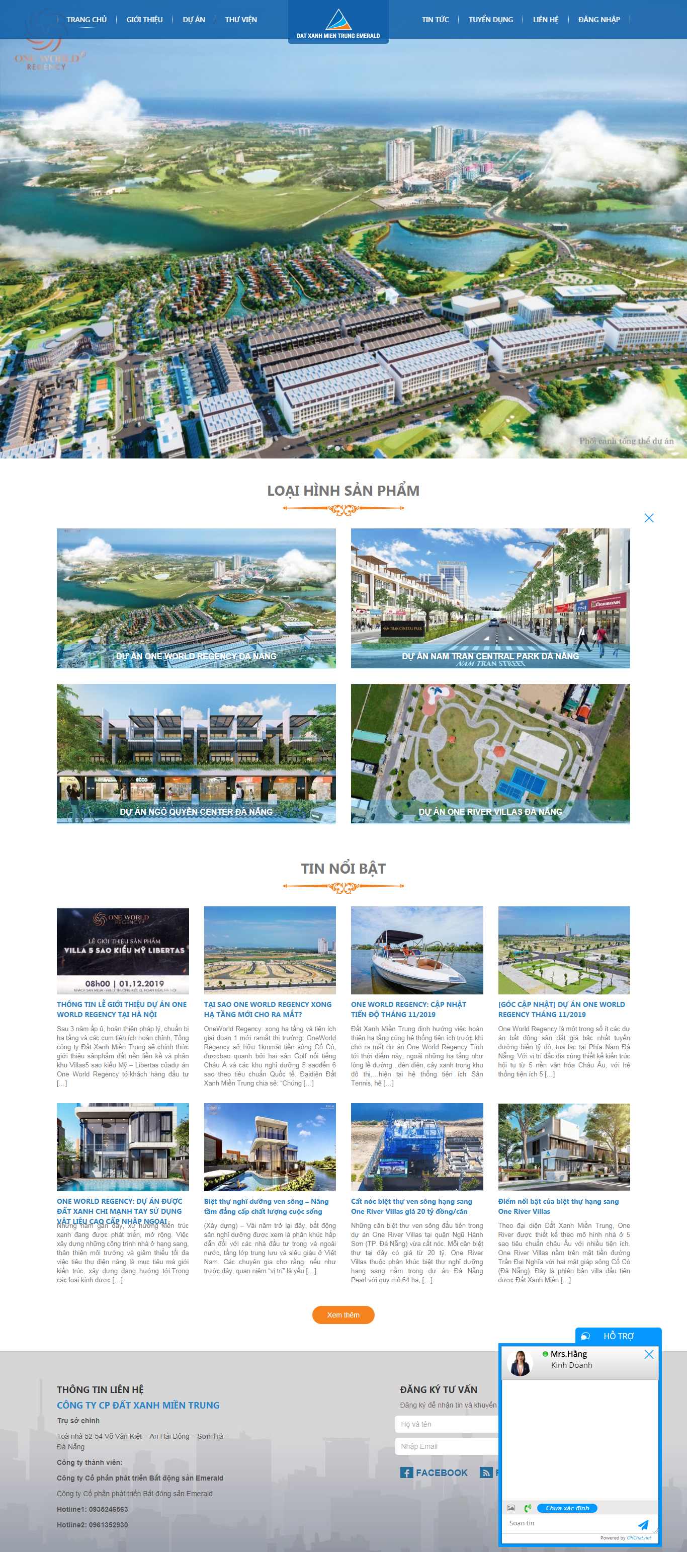 Thiết kế Web bất động sản kenhthongtinbatdongsan.com.vn