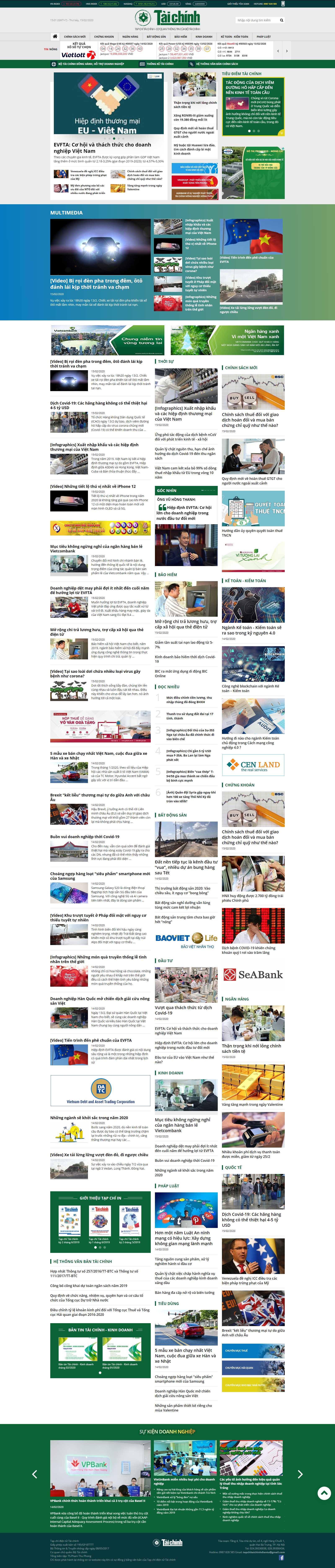 Thiết kế Web logistics tapchitaichinh.vn