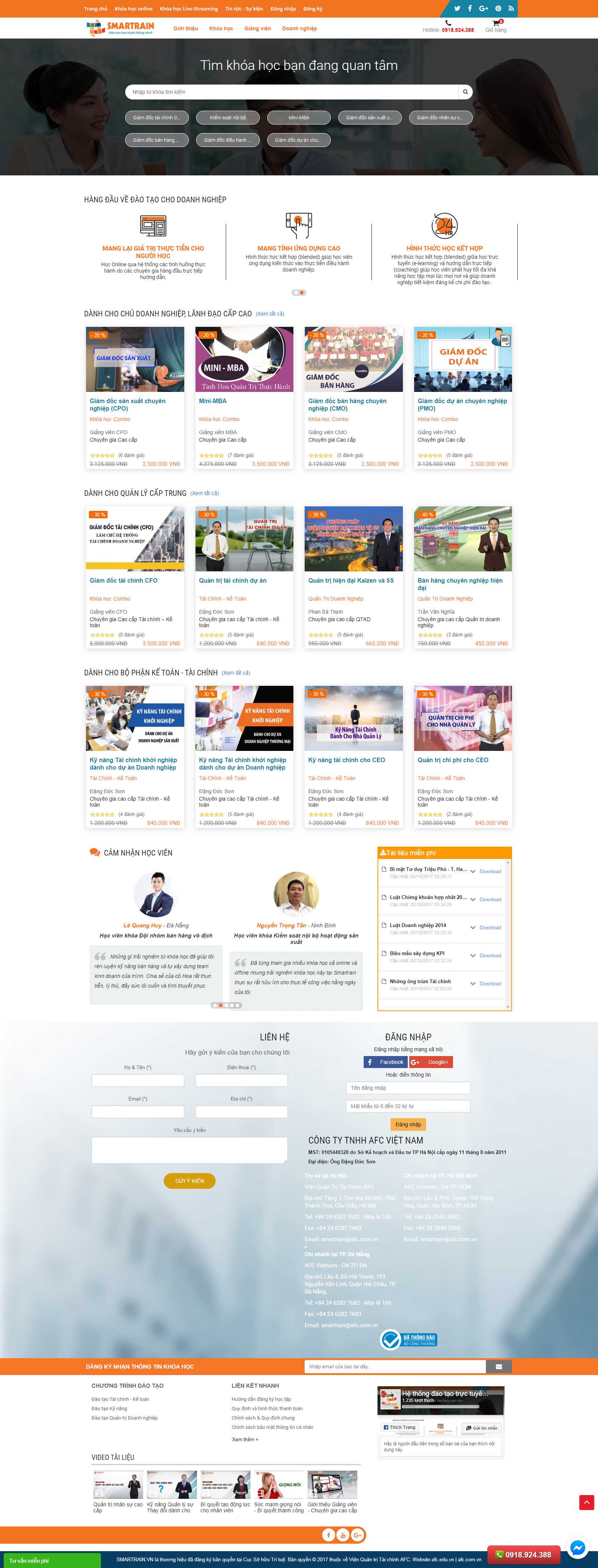 Thiết kế Web logistics smartrain.vn