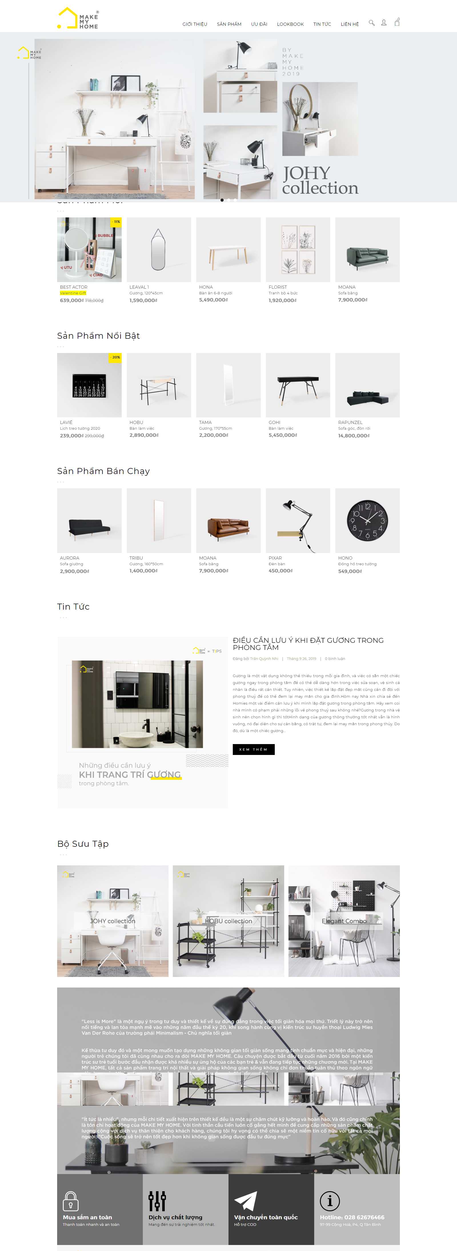 Thiết kế Web tranh ảnh makemyhomevn.com