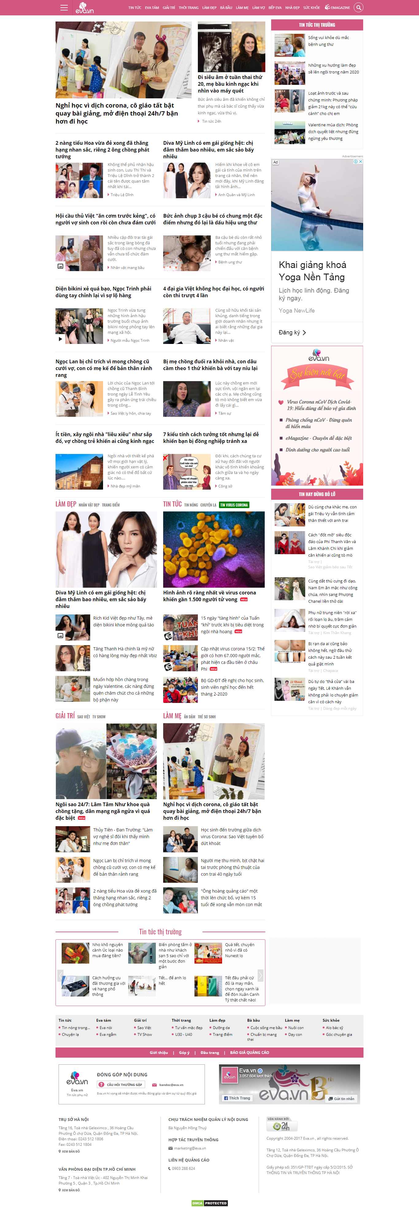 Thiết kế Web php eva.vn