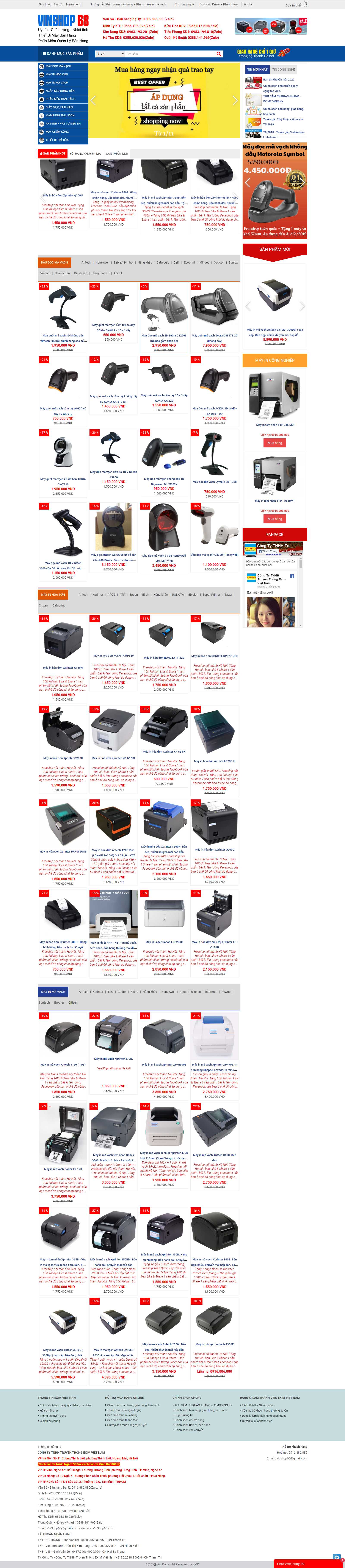 Thiết kế Web chuẩn seo vinshop68.com