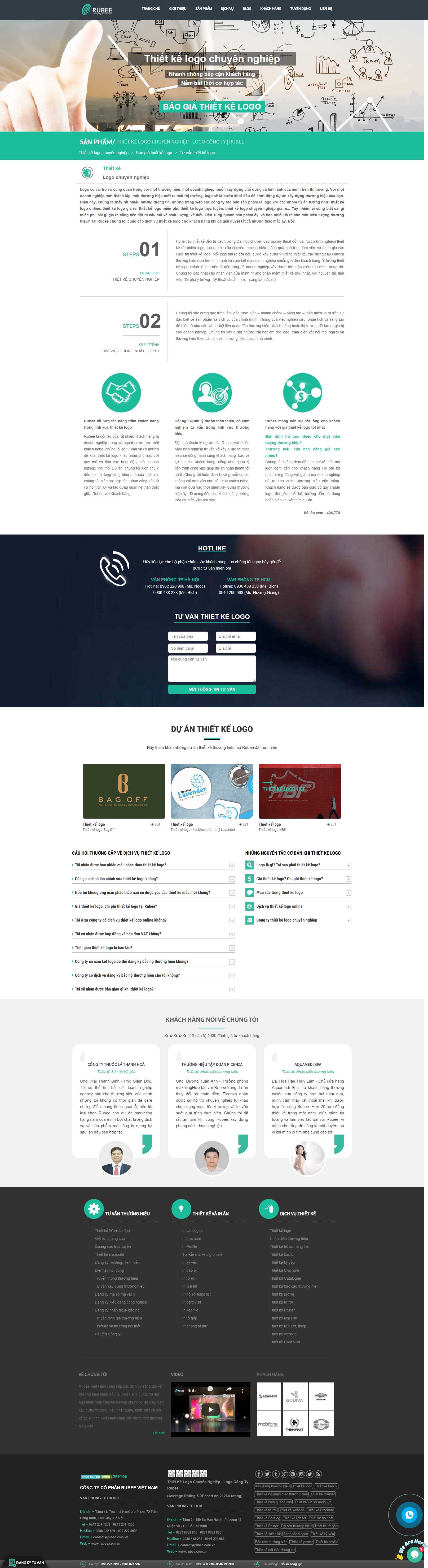 Thiết kế Web logo rubee.com.vn