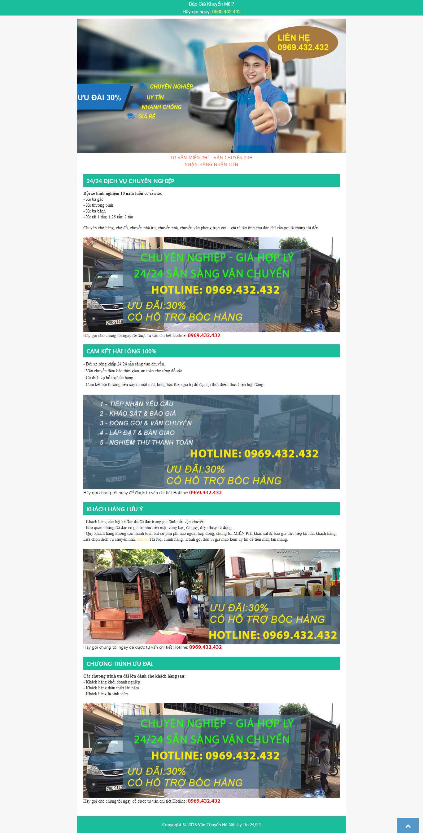 Thiết kế Web vận chuyển logistic vanchuyenhanoi.com