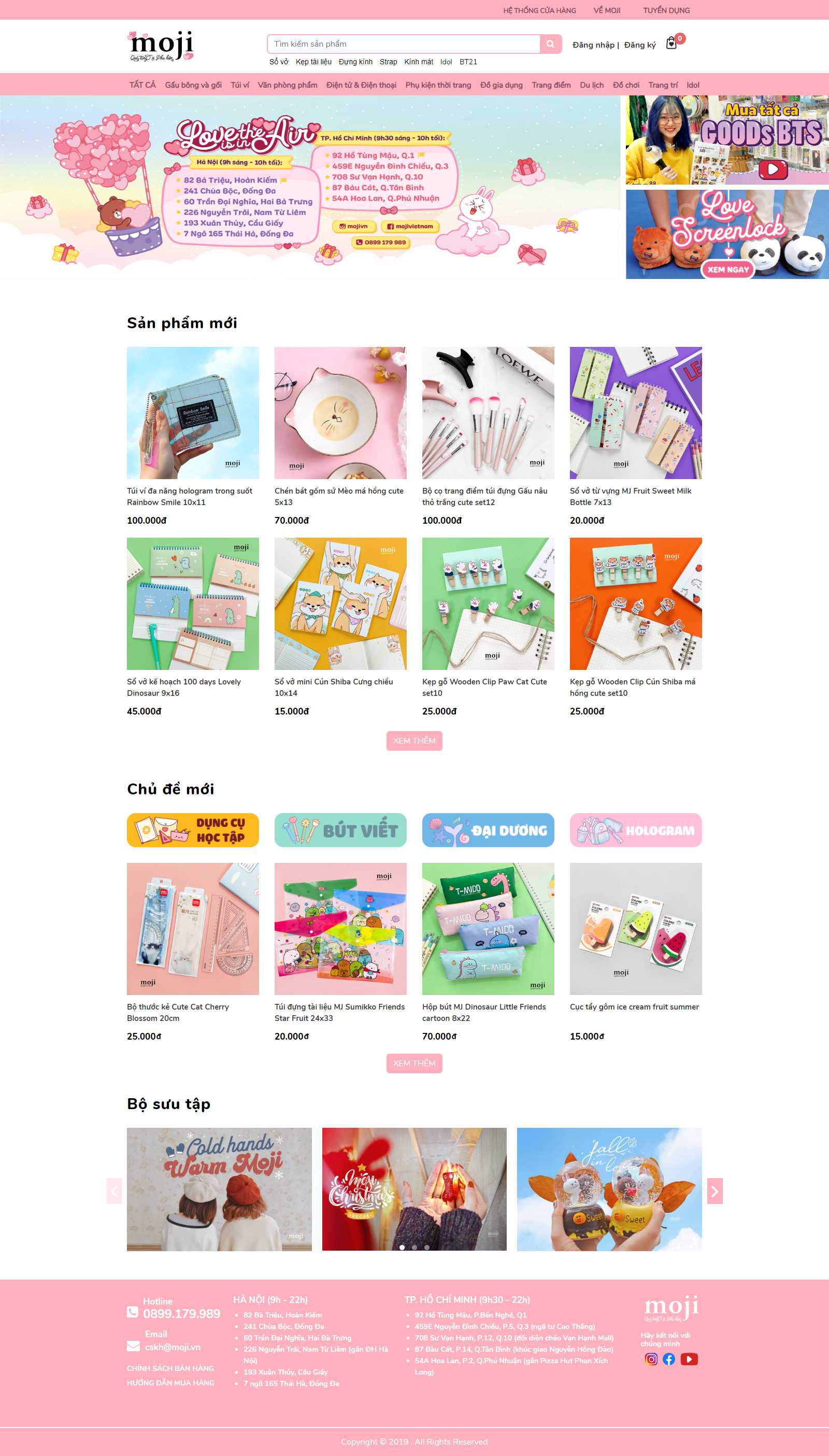 Thiết kế Web ốp điện thoại moji.vn