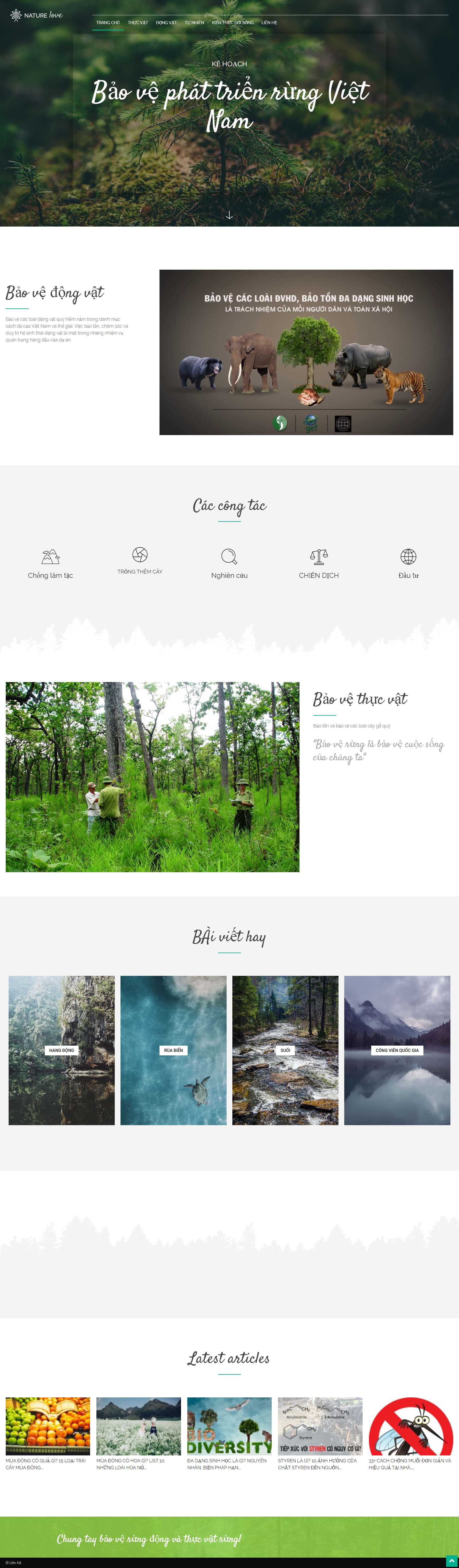 Thiết kế Web chim cảnh khbvptr.vn