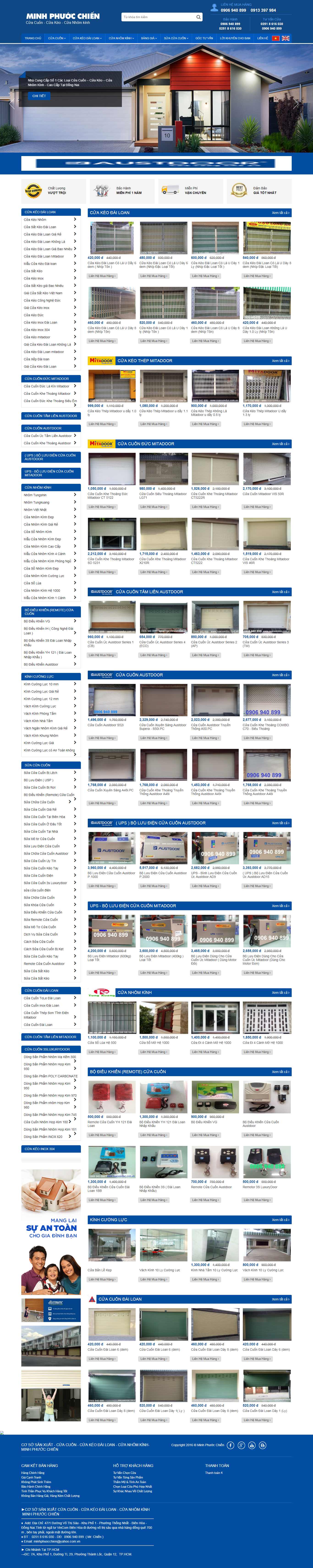 Thiết kế Web cửa cuốn cuacuonduc.com.vn