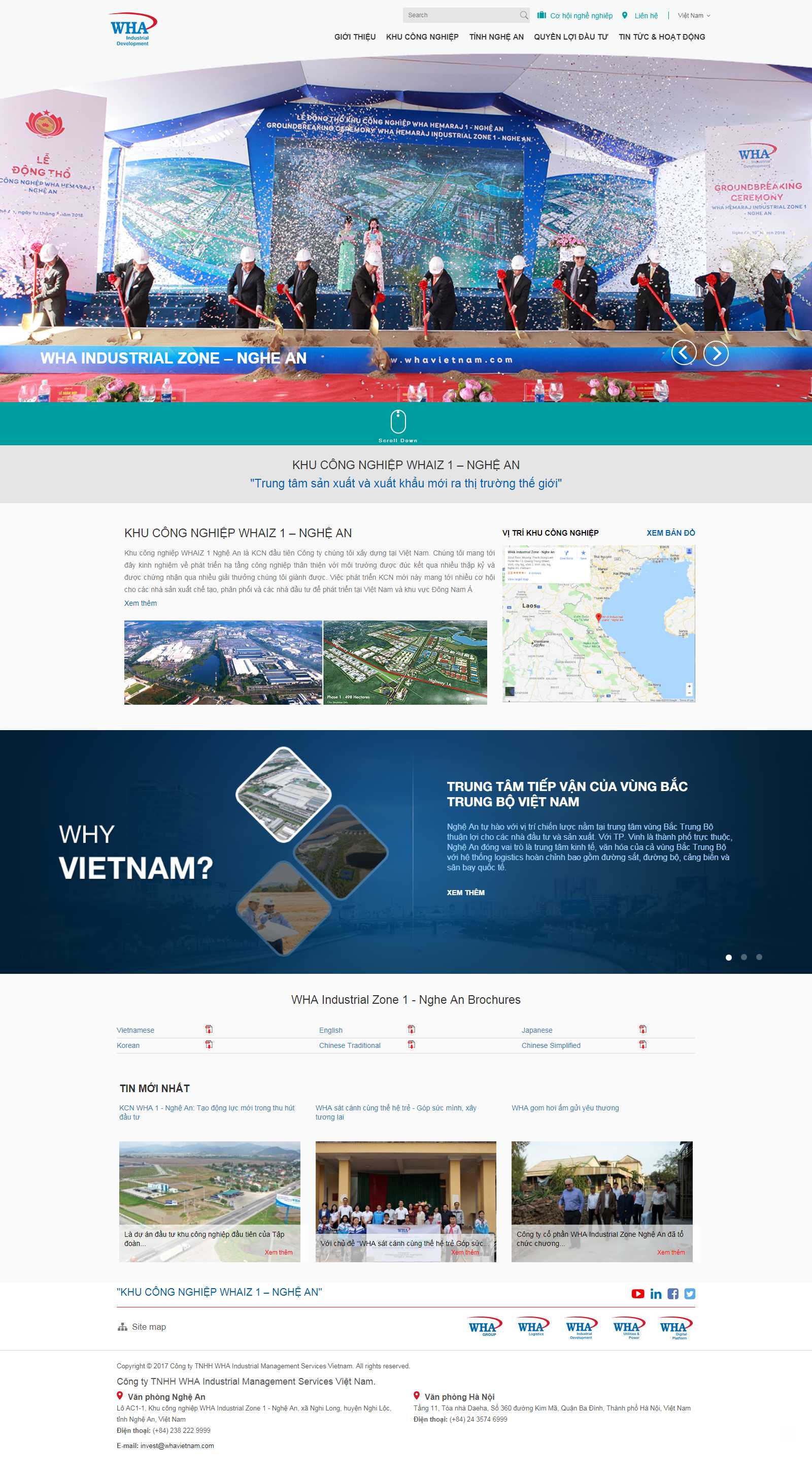 Thiết kế Web khu chế xuất whavietnam.com