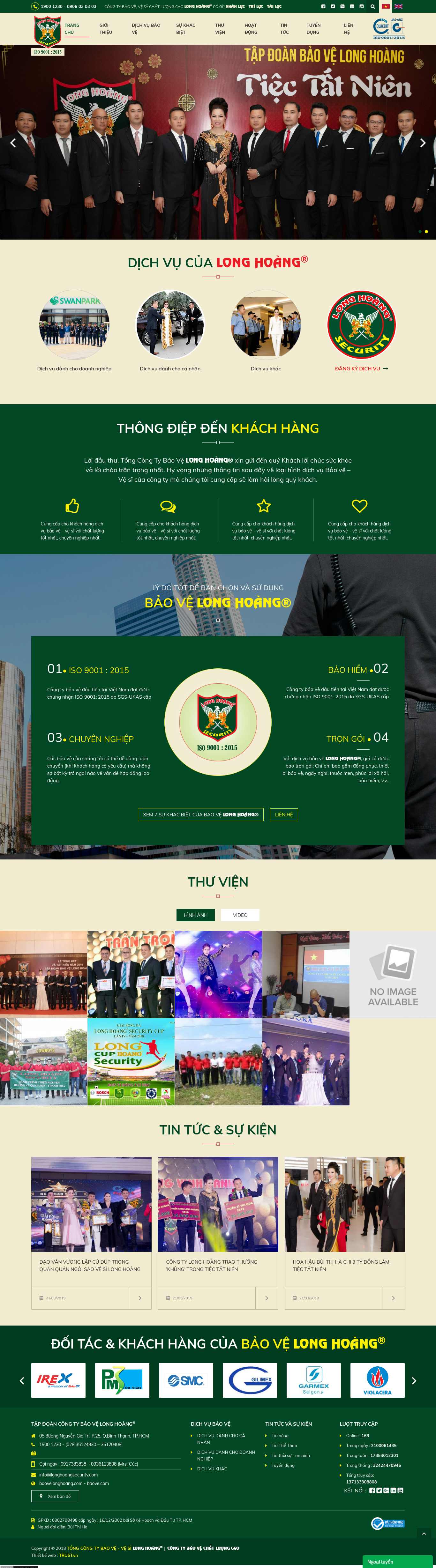 Thiết kế Web bảo vệ baove.com