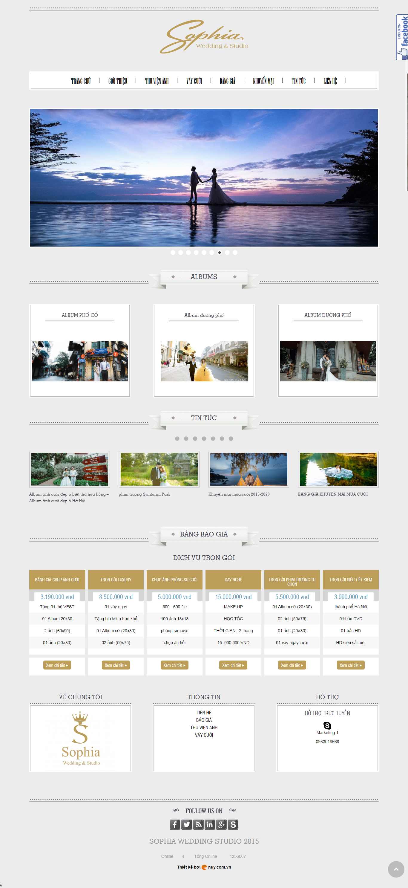 Thiết kế Web ảnh viện anhvienaocuoi.vn