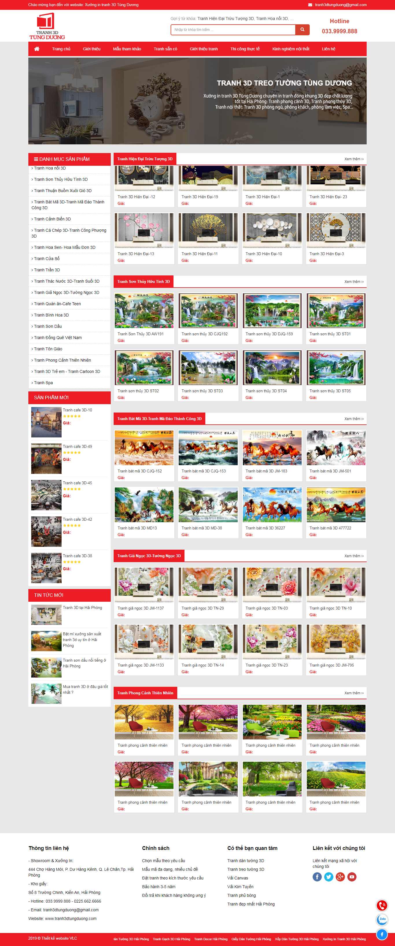 Thiết kế Web tranh 3d tranh3dtungduong.com