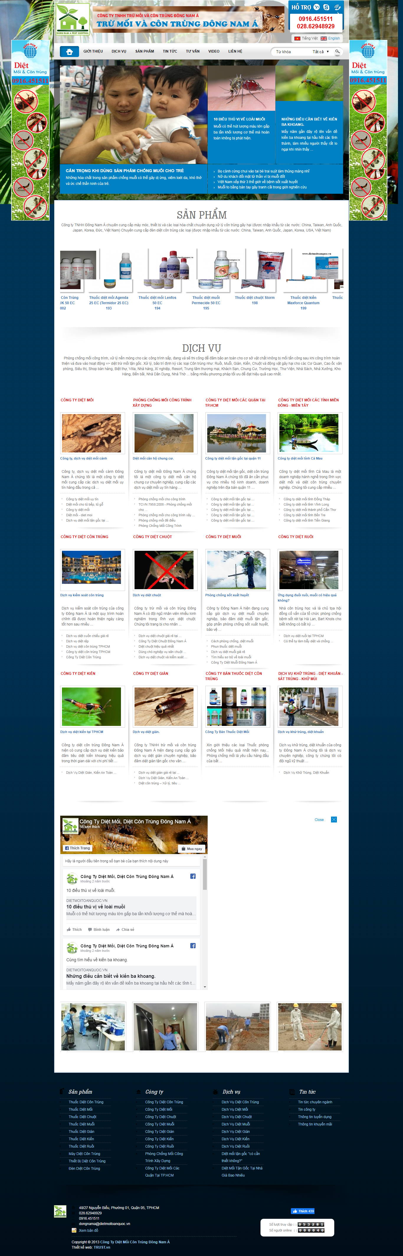 Thiết kế Web dịch vụ diệt mối dietmoitoanquoc.vn